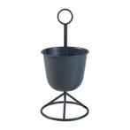 Plantenstandaard Alphen 1 bloempot 48x23 cm zwart [en.casa], Verzenden, Nieuw