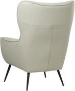 leren moderne oorstoel -  ( leer), Huis en Inrichting, Fauteuils, Nieuw, Ophalen of Verzenden, Landelijk, 75 tot 100 cm