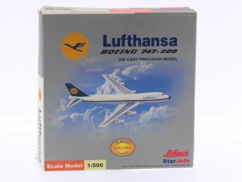 Schaal 1:500 Schuco/Star Jets 355 7501 Lufthansa Boeing 7..., Hobby en Vrije tijd, Modelbouw | Vliegtuigen en Helikopters, Gebruikt