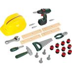 Klein Toys Bosch 36-delige werkplaatsset - helm, draadloze, Hobby en Vrije tijd, Gezelschapsspellen | Overige, Ophalen of Verzenden