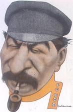 Spotprent met het gezicht van Stalin (lijst optie, Lithos), Antiek en Kunst, Kunst | Litho's en Zeefdrukken, Verzenden