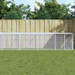 vidaXL Kippenhok met dak 803x98x90 cm gegalvaniseerd staal, Verzenden, Nieuw