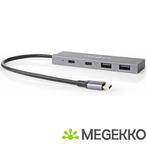 Nedis externe aluminium 4-ports USB Hub, Nieuw, Nedis, Verzenden