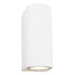 Witte buitenlamp Corina, aluminium, IP44, Ophalen of Verzenden, Nieuw, Aluminium, Wandlamp