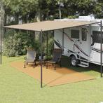 vidaXL Tenttapijt 250x550 cm HDPE zandkleurig, Caravans en Kamperen, Kampeeraccessoires, Verzenden, Nieuw