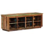 vidaXL Schoenenbank 110x35x40 cm Massief Gerecycled Hout, Verzenden, Nieuw