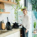 LEO 4-delige braadpannenset antikleef Stone+ met spatel, Verzenden, Nieuw