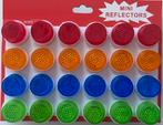 24x mini reflector / reflectie lampjes, Nieuw