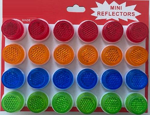 24x mini reflector / reflectie lampjes, Verzamelen, Overige Verzamelen, Nieuw