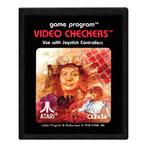 Atari 2600 Game Program Video Checkers (CX2636) (Losse Casse, Spelcomputers en Games, Games | Atari, Zo goed als nieuw, Verzenden