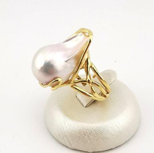 Parel - 925 zilver - Ring - Italiaans vakmanschap, Verzamelen, Dierenverzamelingen