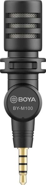 Boya Microfoon By-m110 Condensator Trrs 18 X 72 Mm Zwart, Muziek en Instrumenten, Microfoons, Ophalen of Verzenden, Zo goed als nieuw