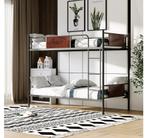 2dekans | Coast - Metalen Stapelbedframe - 2-in-1, Hout-look, Kinderen en Baby's, Kinderkamer | Bedden, Ophalen of Verzenden, Zo goed als nieuw