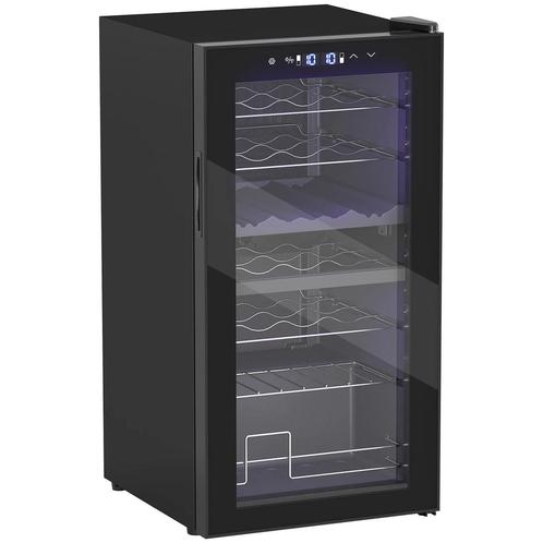 TRUUSK Wijnkoelkast 2 Zones 28 Flessen 74L 5-18 Compressor, Huis en Inrichting, Woonaccessoires | Wijnrekken, Nieuw, Verzenden
