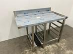 RVS Afvoertafel waterontharder bodemschap en korvenopslag, Ophalen of Verzenden, Nieuw zonder verpakking, RVS Meubilair