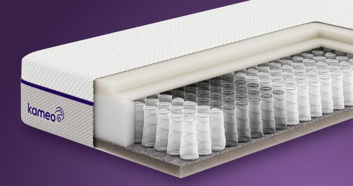 KAMEOCustom Aanpasbaar Matras – Steady Support | Swiss, Huis en Inrichting, Slaapkamer | Matrassen en Bedbodems, Matras, Nieuw