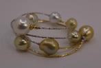 Armband - 18 karaat Geel goud, Witgoud - Gouden, Sieraden, Tassen en Uiterlijk, Nieuw