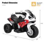 2dekans | Coast Kinder Motorfiets - PP - 6V - Incl. Muziek -, Ophalen of Verzenden, Zo goed als nieuw