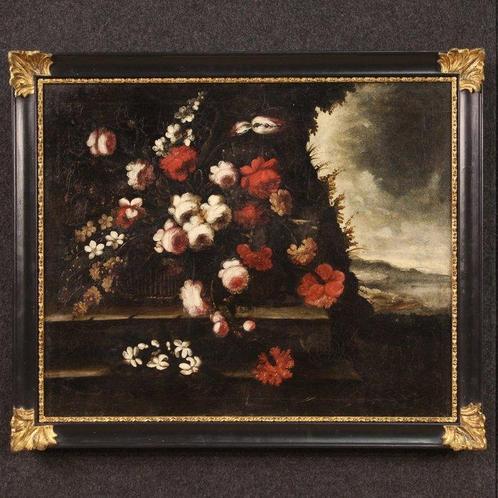 Italiaanse school (XVIII) - Natura morta, Antiek en Kunst, Kunst | Schilderijen | Klassiek