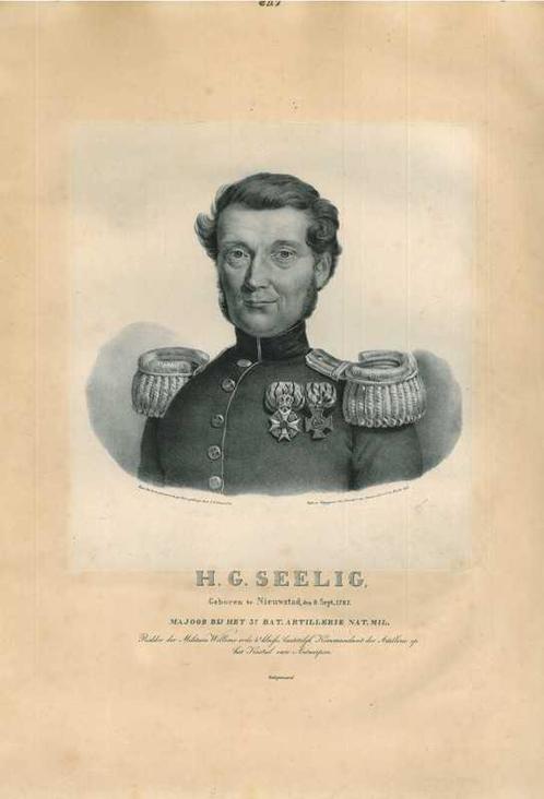Portrait of Hendrik Gerard Seelig, Antiek en Kunst, Kunst | Etsen en Gravures