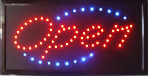 OPEN LED bord lamp verlichting lichtbak reclamebord #C5, Zakelijke goederen, Horeca | Meubilair en Inrichting, Verzenden