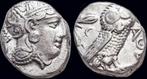Ca 420-404bc Attica, Athens Ar tetradrachm owl standing r..., Verzenden