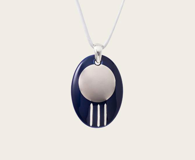 Oriënt Collectie ovaal porseleinen ketting hanger, Sieraden, Tassen en Uiterlijk, Kettinghangers, Nieuw, Ophalen of Verzenden