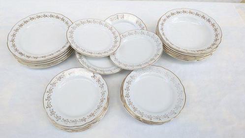 Richard Ginori - Tafelservies voor 6 (24) - Porselein, Antiek en Kunst, Antiek | Meubels | Tafels