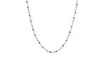 Casa Jewelry Sky Blu - Collier - Goudverguld Zilver 38 + 5, Huis en Inrichting, Verzenden, Zo goed als nieuw