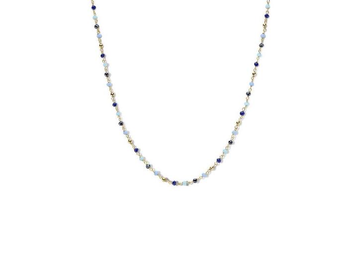 Casa Jewelry Sky Blu - Collier - Goudverguld Zilver 38 + 5, Huis en Inrichting, Woonaccessoires | Overige, Zo goed als nieuw, Verzenden