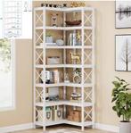 7-Laags Hoekboekenkast Industrieel – Houten en Metalen Rek, Verzenden, Nieuw