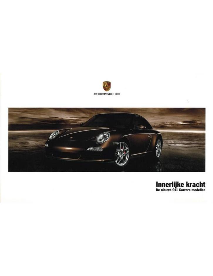 2008 PORSCHE 911 CARRERA HARDCOVER BROCHURE NEDERLANDS, Boeken, Auto's | Folders en Tijdschriften, Porsche