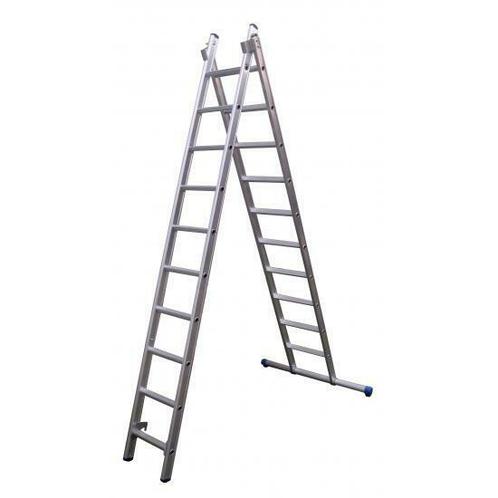 Maxall Reform Ladder 2-delig recht 6,50m met stabiliteits..., Doe-het-zelf en Verbouw, Ladders en Trappen, Nieuw, Ophalen of Verzenden