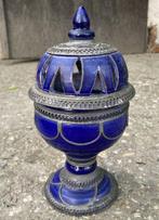 Wierookbrander - Aardewerk, Zilver - Marokko - 2 halve 20e