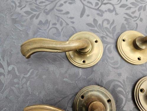 Art Deco Deurklink (6) - Tweede helft 20e eeuw - Drie setjes, Antiek en Kunst, Curiosa en Brocante