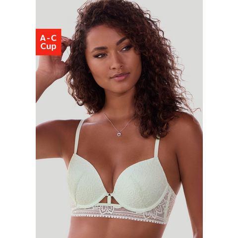 Lascana Push-up-bh met beugel van florale jacquardkant,, Kleding | Dames, Ondergoed en Lingerie, Verzenden