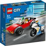 LEGO City Achtervolging Auto op Politiemotor - 60392 (Nieuw), Kinderen en Baby's, Speelgoed | Duplo en Lego, Verzenden, Nieuw