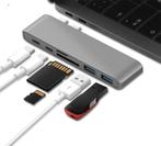 USB-C USB C adapter hub macbok pro air 2.0 3.0 MicroSD *6 po, Verzenden, Nieuw