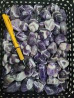 Big lot TOP QUALITY Chevron Amethyst TUMBLED Gepolijste- 1.5, Verzamelen, Mineralen en Fossielen