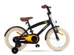 SJOEF Cruise Jongensfiets 16 inch - Mat Zwart, Fietsen en Brommers, Fietsen | Kinderfietsjes, Verzenden, Nieuw, 16 tot 20 inch