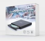 Laptop cd dvd speler brander usb extern externe drive *win 1, Computers en Software, Verzenden, Nieuw