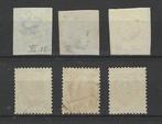 Nederland 1852/1864 - Konig Willem III - NVPH 1/3, 4/6, Gestempeld