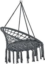Eenpersoons Hangstoel Cadras - Antraciet - 105 x 60 cm - Inc, Verzenden, Nieuw