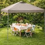 Partytent Easy Up – taupe - 300 x 300 x 270 cm | Incl., Verzenden, Nieuw