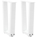 vidaXL Salontafelpoten 2 st V-vormig 28x(42-43,3) cm staal, Verzenden, Nieuw