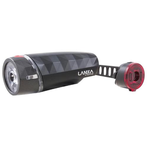 Spanninga LANZA SET LED Fietsverlichting, Fietsen en Brommers, Fietsaccessoires | Fietsverlichting, Nieuw, Verzenden