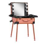 MOBILE KAPTAFEL T-27 ROZE GOUD (Kaptafels & stoelen), Sieraden, Tassen en Uiterlijk, Uiterlijk | Cosmetica en Make-up, Nieuw, Verzenden