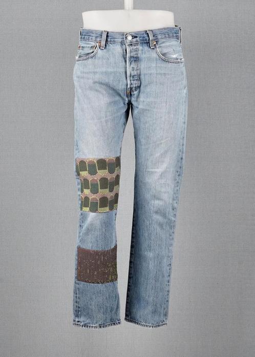 Upcycled Jeans by URC + BYBORRE, Kleding | Heren, Spijkerbroeken en Jeans, Ophalen of Verzenden