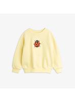 Ladybugs sweatshirt geel uniseks  Mini Rodini Maat 104 104, Ophalen of Verzenden, Nieuw, Trui of Vest