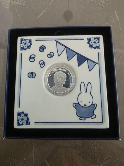 Nederland. 65 jaar nijntje Zilver 1 ounce – Royal Delft, Postzegels en Munten, Munten | Nederland